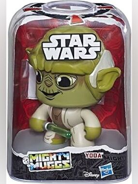 Star Wars Yoda Mighty Muggs Figure w/ Box – Hasbro Disney Collectible